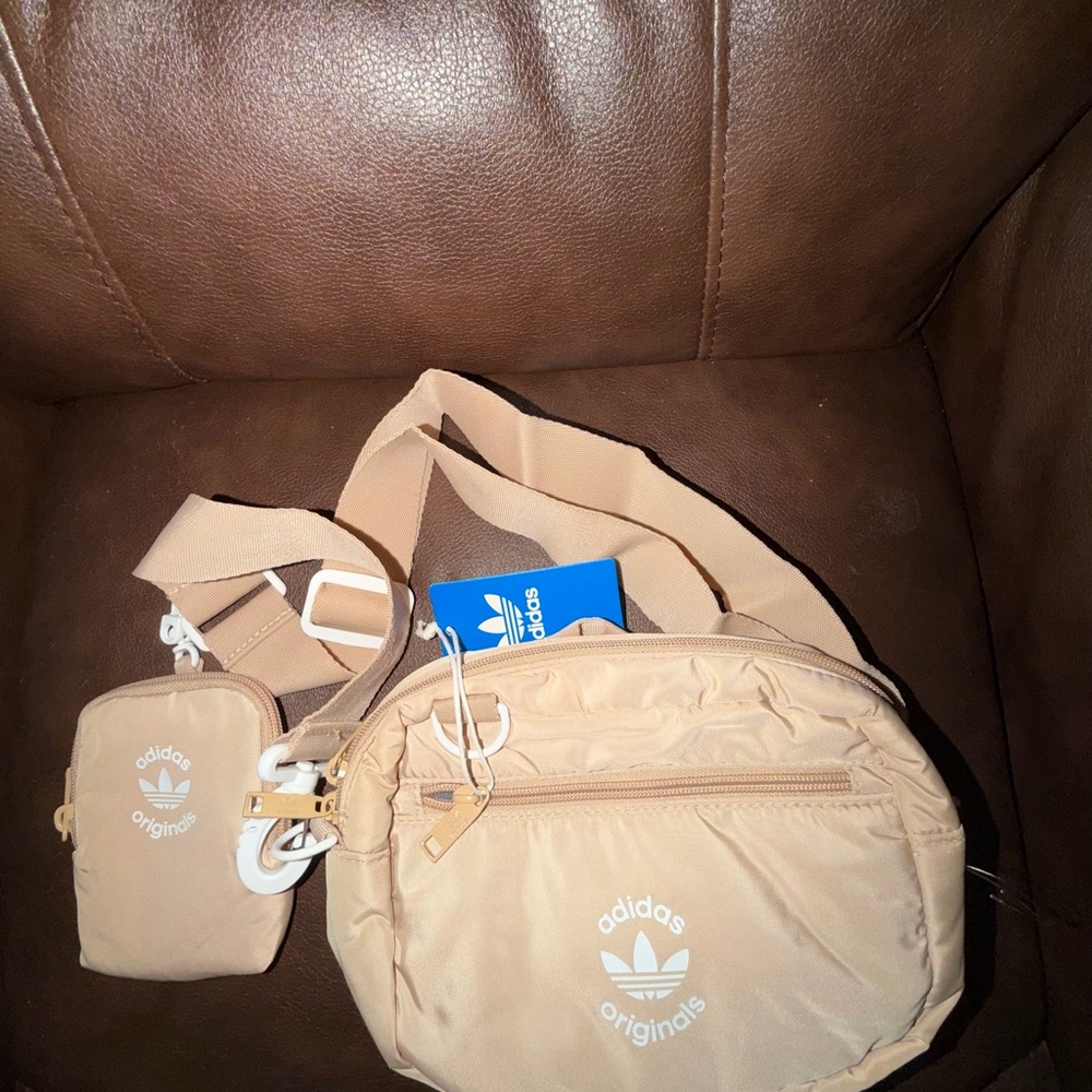 Adidas Originals Beige Crossbody Bag Set